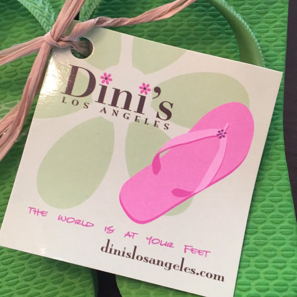 Dini’s Los Angeles NWT flip flops, size 24 - Picture 2 of 4